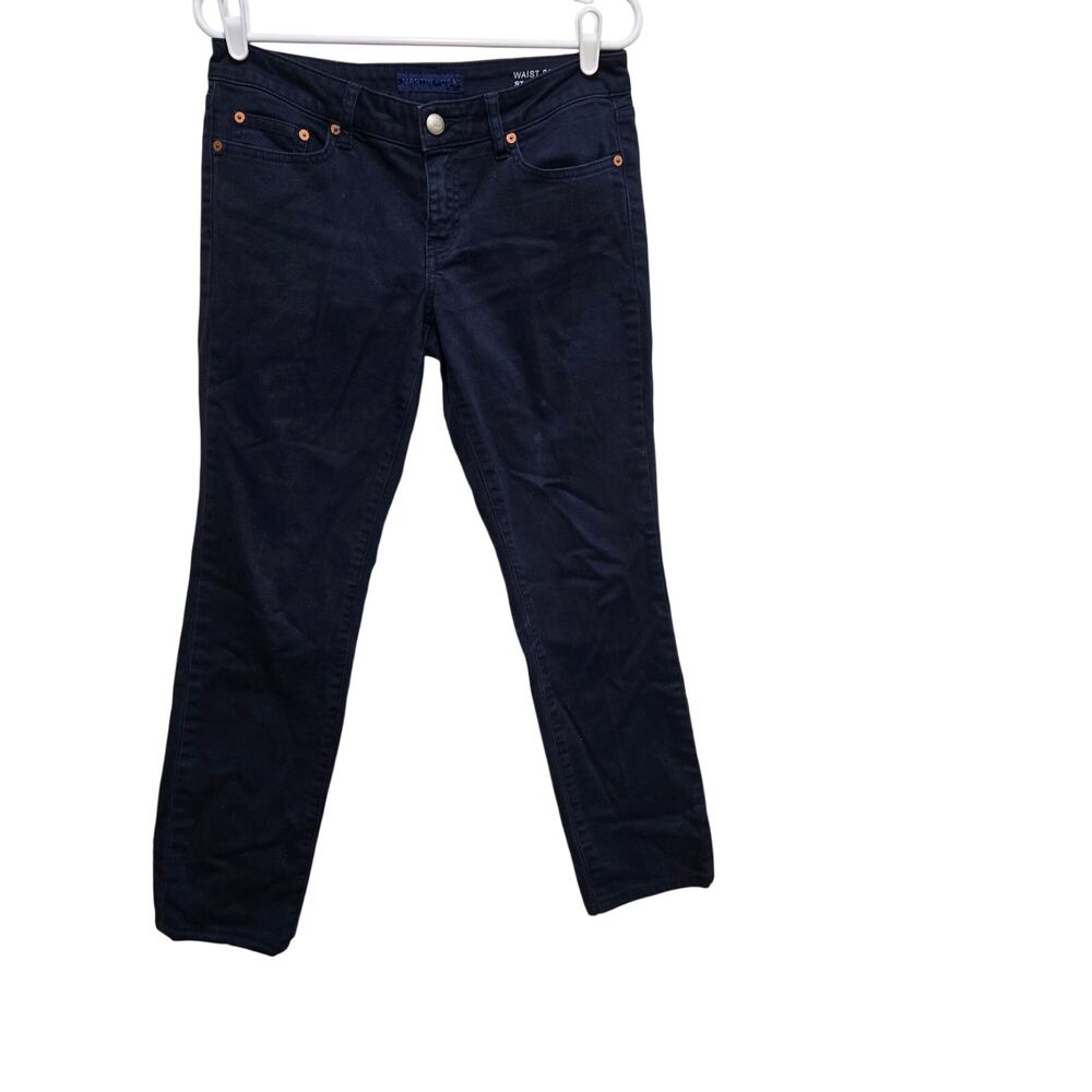 Martin + Osa Womens 29 OSA Slim Dark Wash Low Rise Jeans Y2K